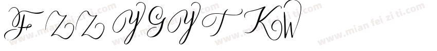 FZZ YGYTKW字体转换